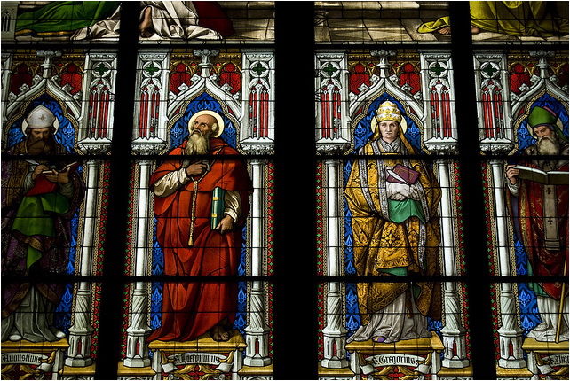 Stained Glass Of Cologne Cathedral Cologne Cathedral